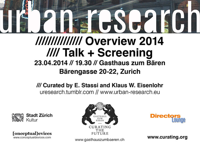 Urban Research - OnCurating infos